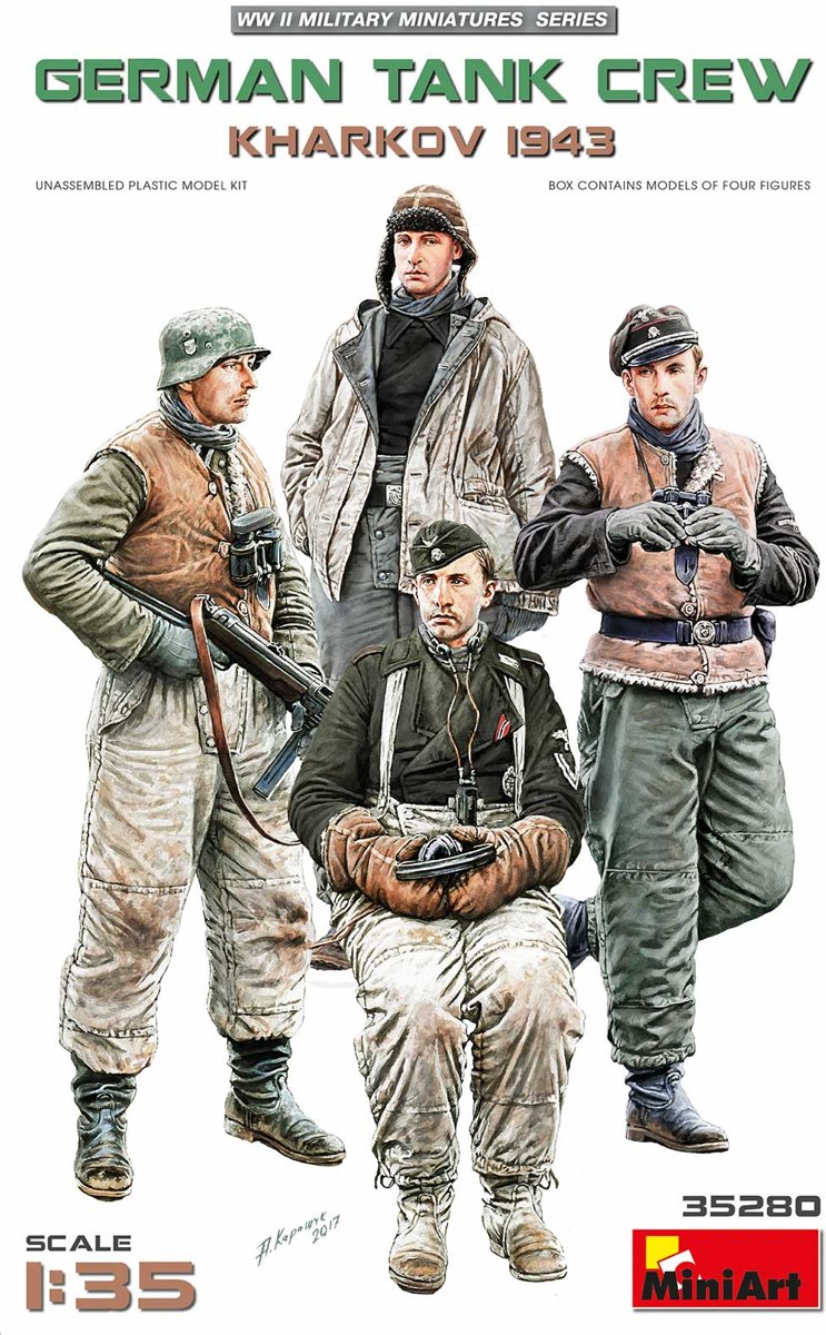 GERMAN TANK CREW. KHARKOV 1943