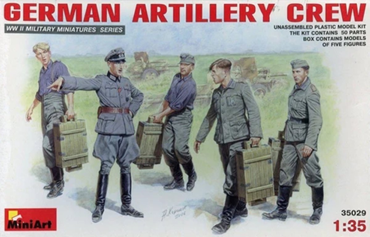 MINI-ART 1:35 German Artillery Crew