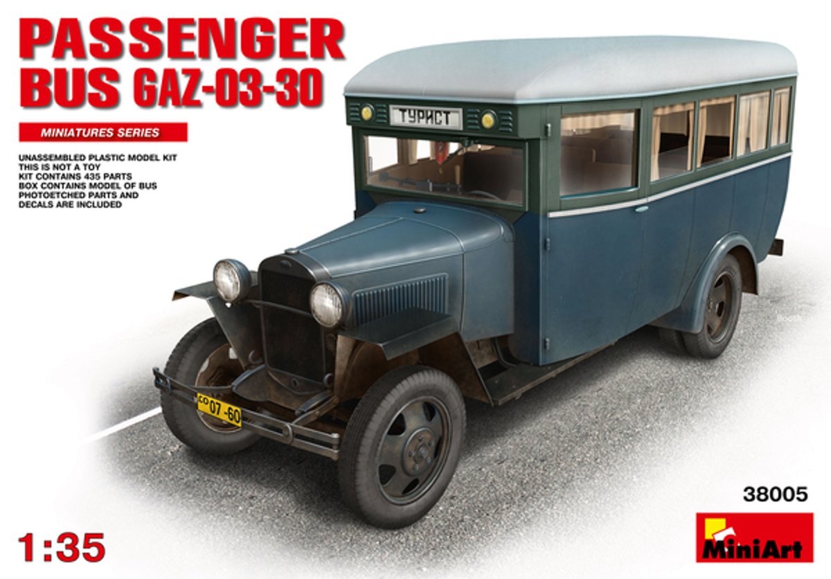 MINI-ART 1:35 Passenger Bus GAZ-03-30