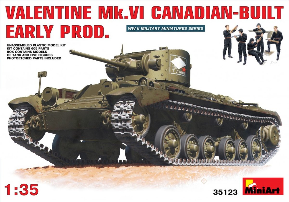 MINIART Valentine MK. VI Canadian - Built Early Production