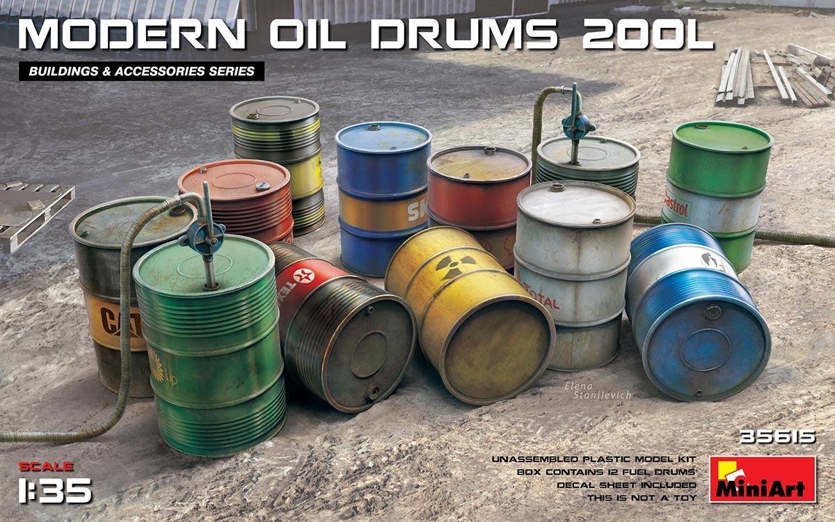 MODERN OIL DRUMS (200L) 1:35 (1/20) *