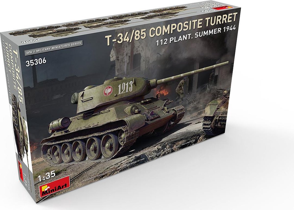 MiniArt 35306 T-34/85 Composite Turret. 112 Plant. Summer1944