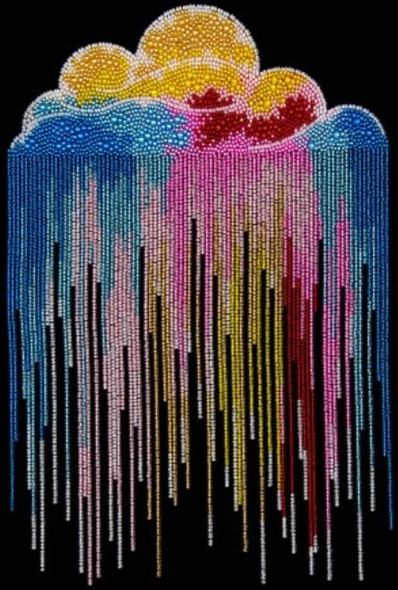 MiniArt Crafts, Rainbow Cloud, 44x29 cm (nivo: moeilijk)