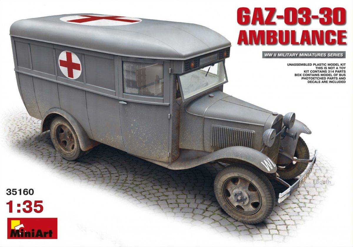 MiniArt GAZ-03-30 Ambulance