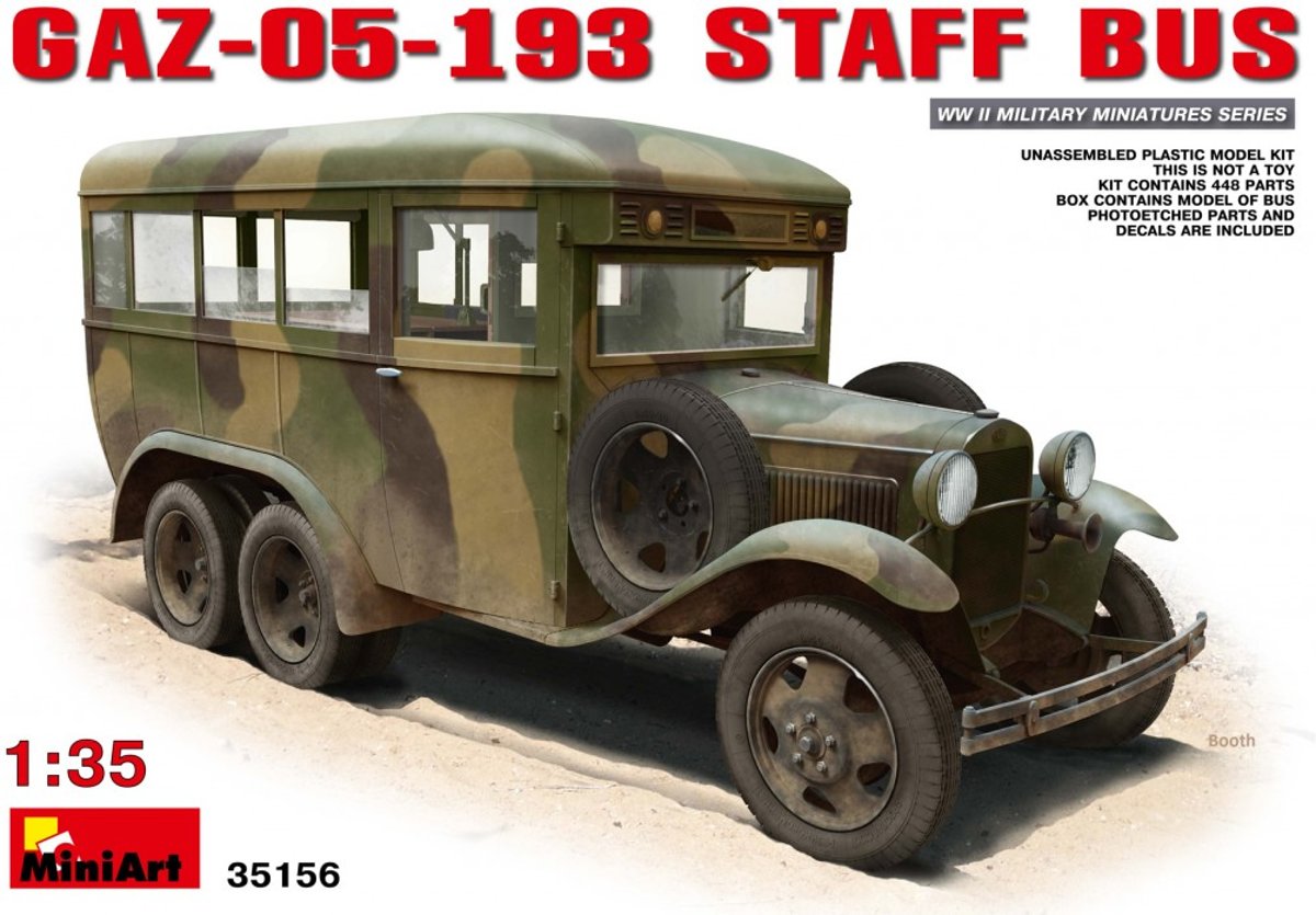 MiniArt GAZ-05-193 Staff Bus