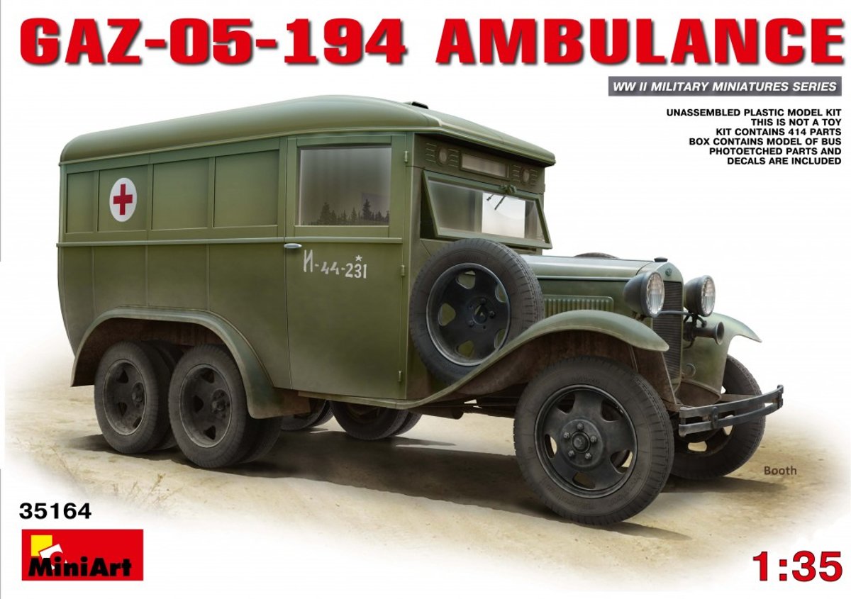 MiniArt GAZ-05-194 Ambulance