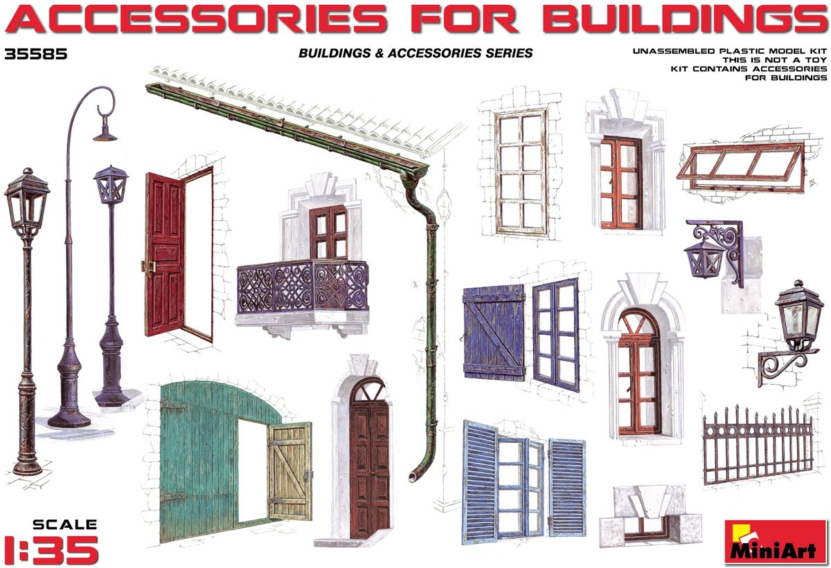 Miniart - Accessories For Buildings (Min35585)