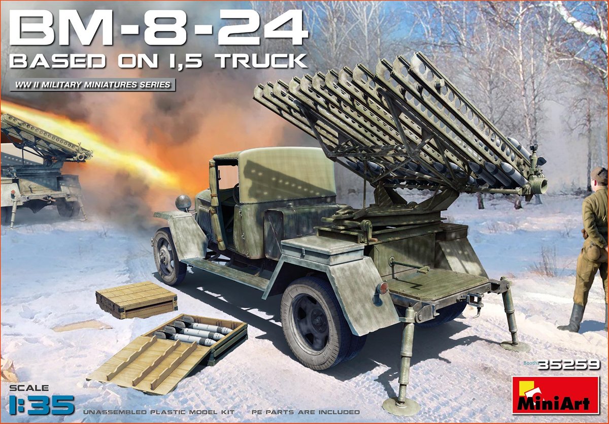 Miniart - Bm-8-24 Based On 1,5t Truck (Min35259)