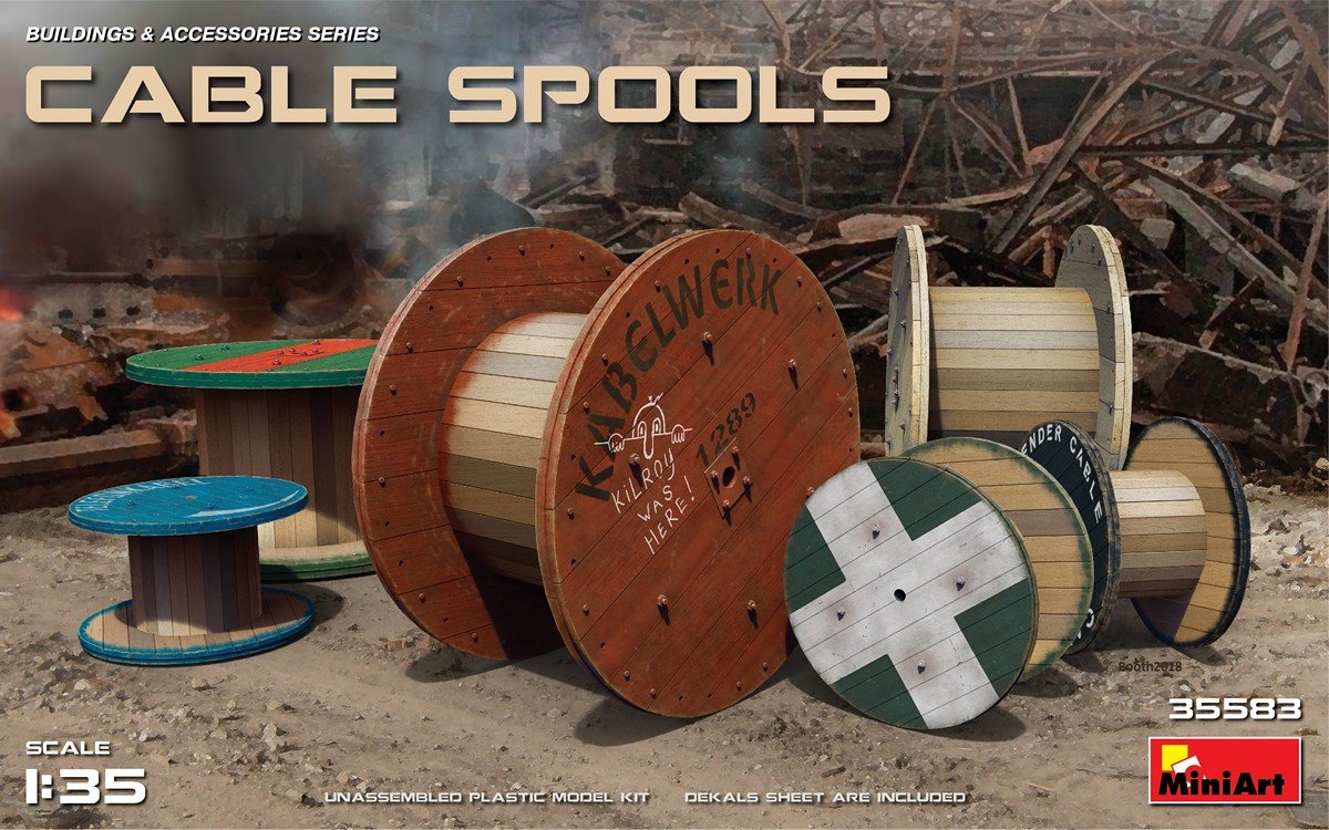 Miniart - Cable Spools (Min35583)