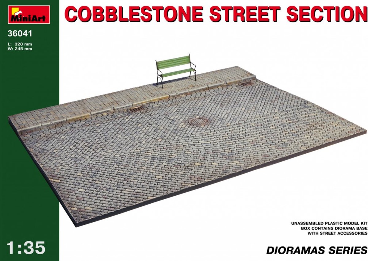 Miniart - Cobblestone Street Section (Min36041)