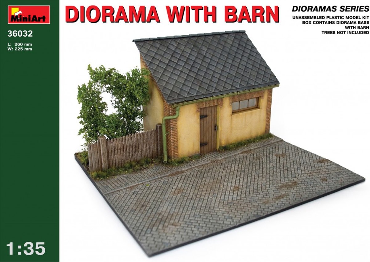 Miniart - Diorama W/ Barn (Min36032)