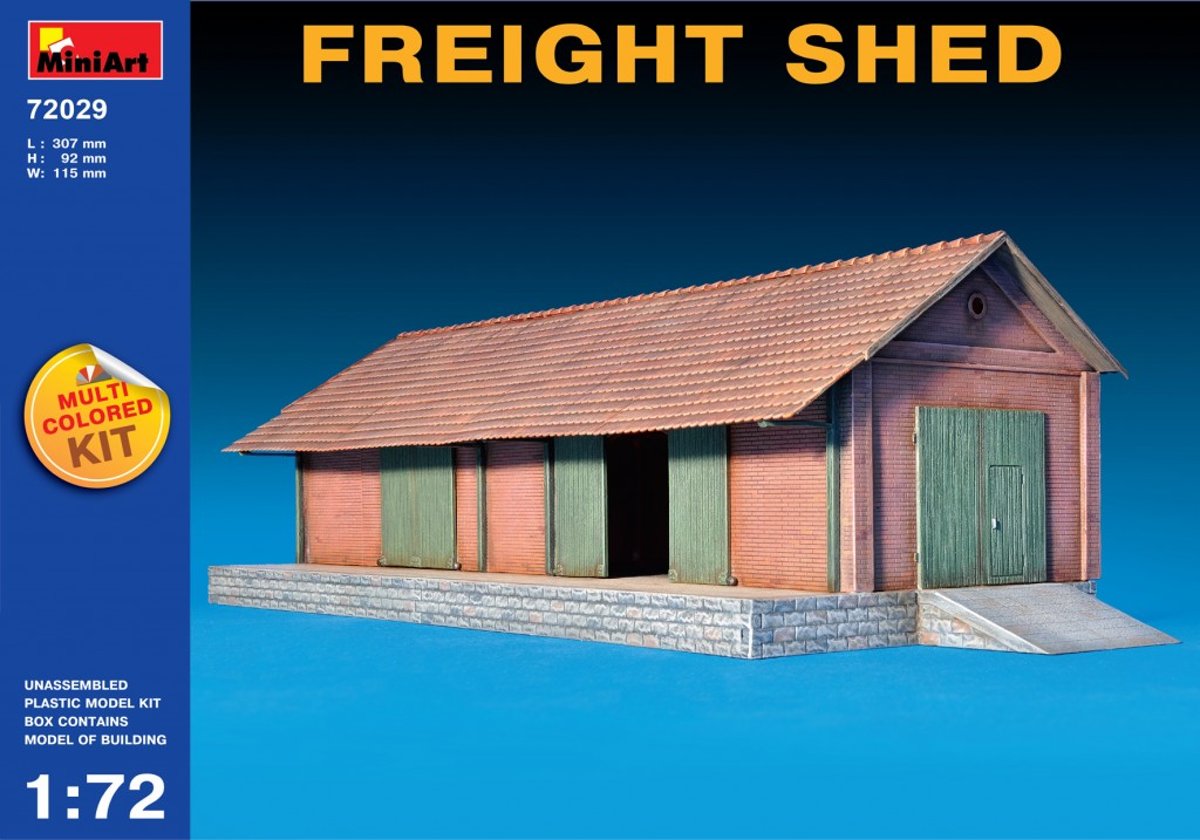 Miniart - Freight Shed (Min72029)