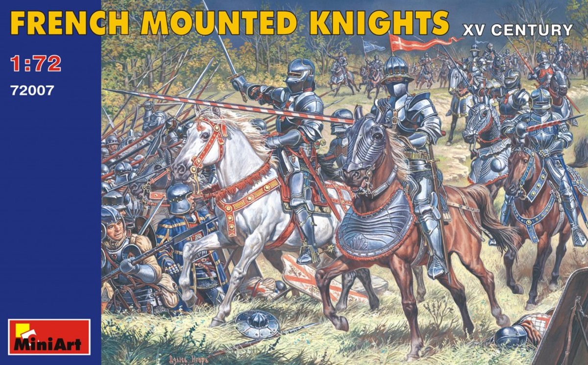 Miniart - French Mounted Knights. Xv C. (Min72007)