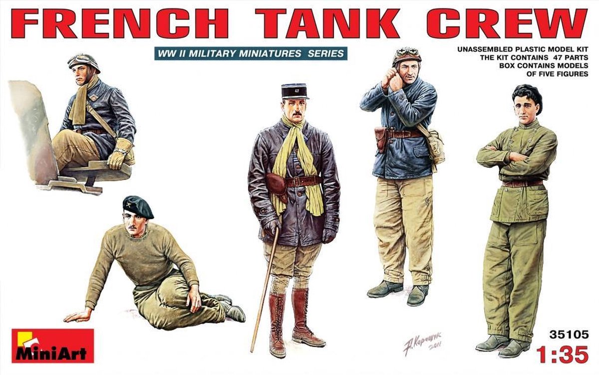 Miniart - French Tank Crew (Min35105)