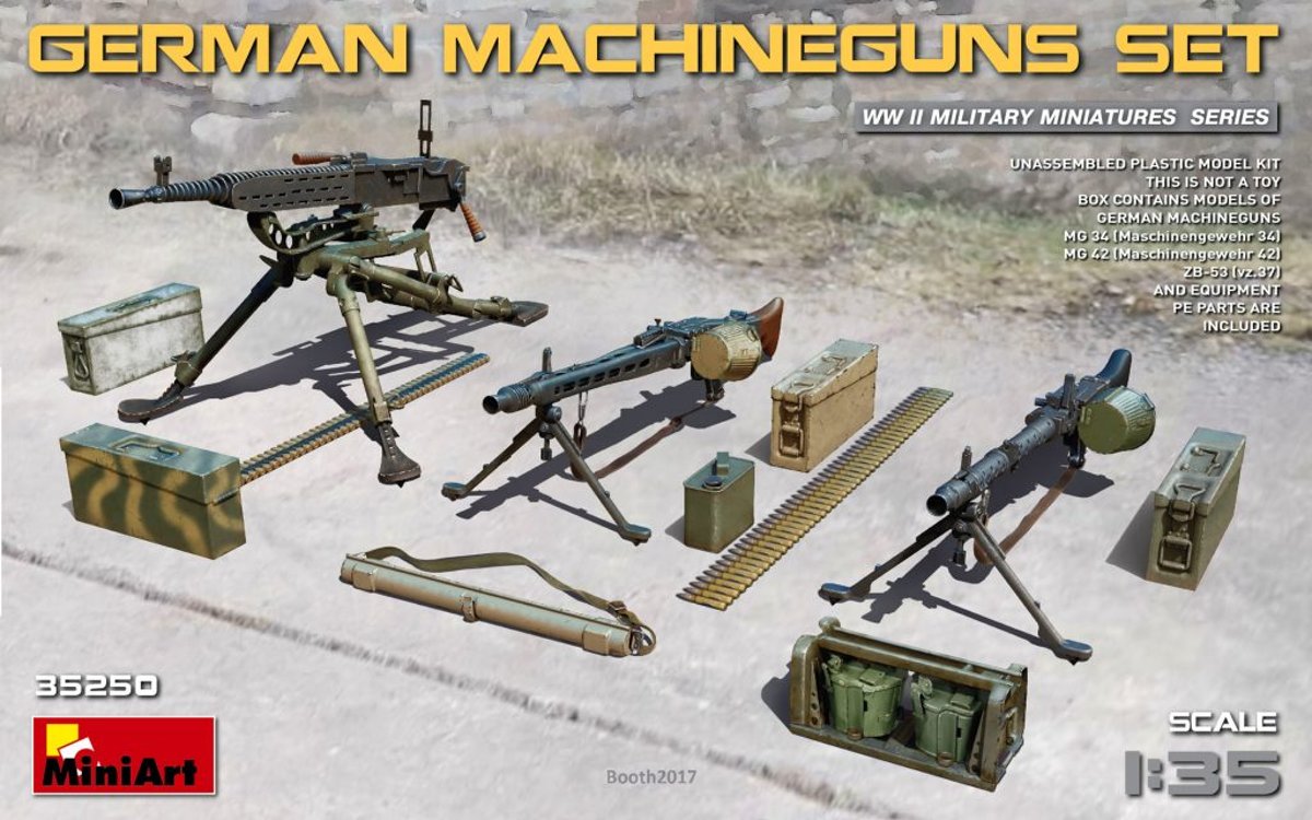 Miniart - German Machineguns Set (Min35250)