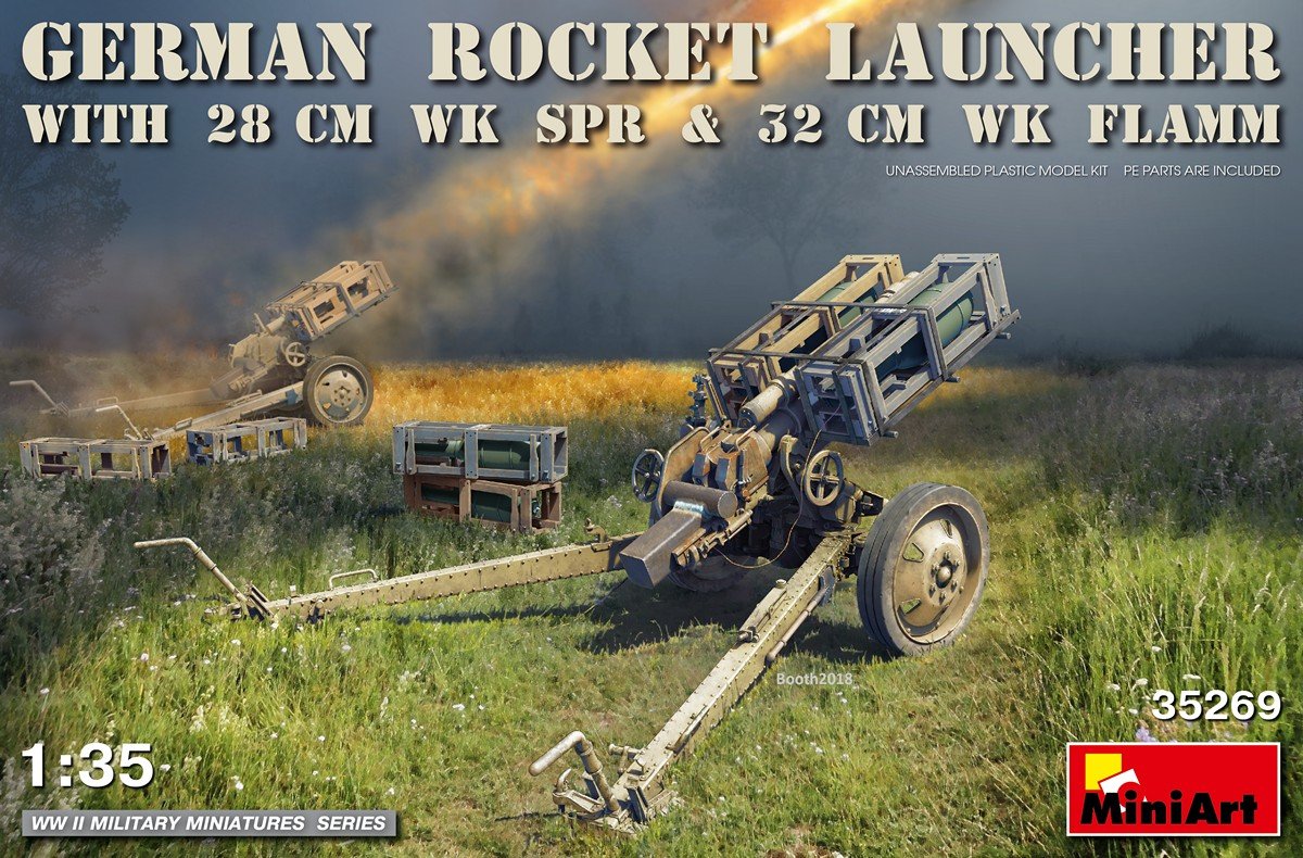 Miniart - German Rocket Launcher W/28cmwk (Min35269)