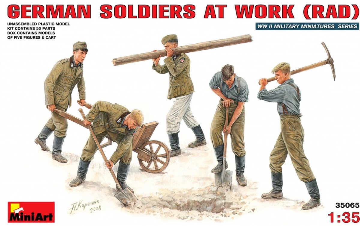 Miniart - German Soldiers At Work Rad (Min35065)