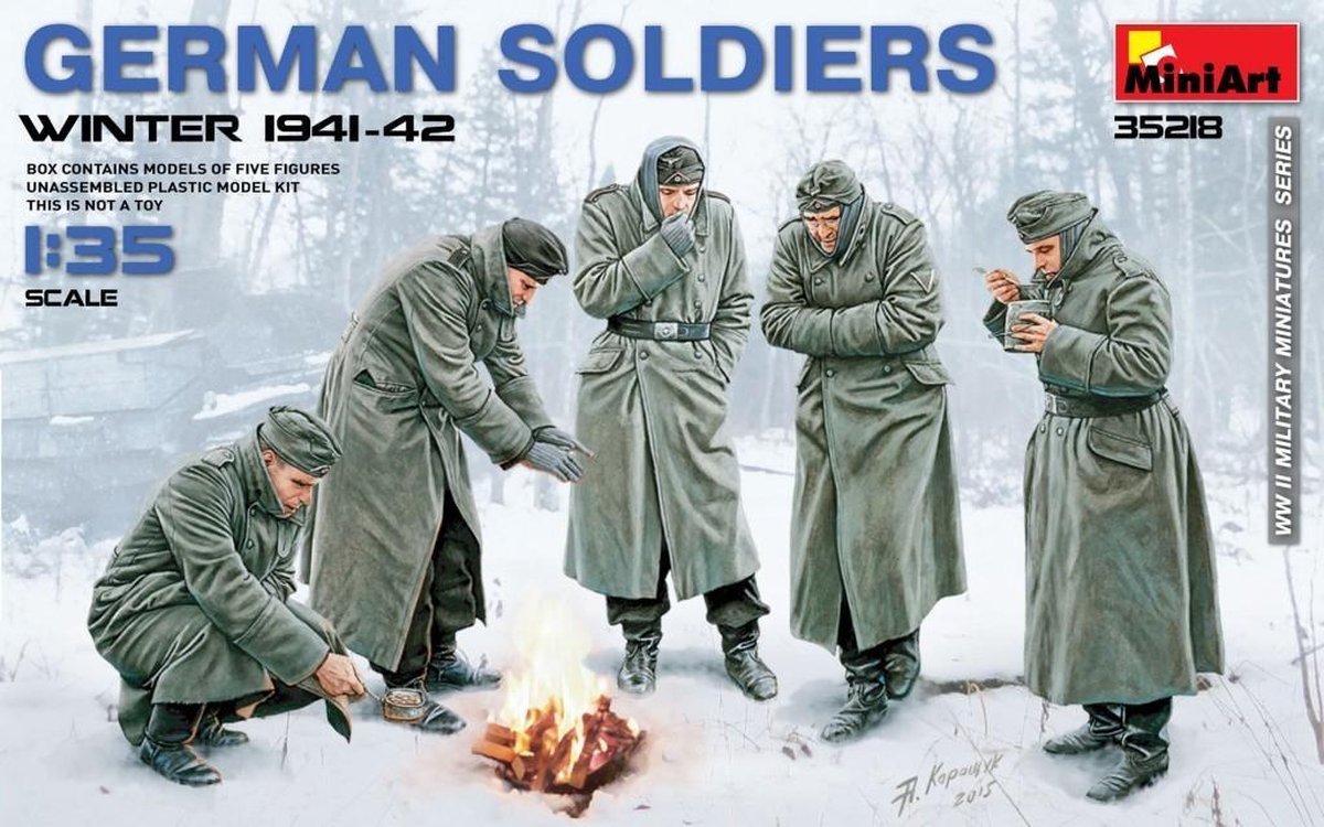 Miniart - German Soldiers Winter 1941-42 (Min35218)