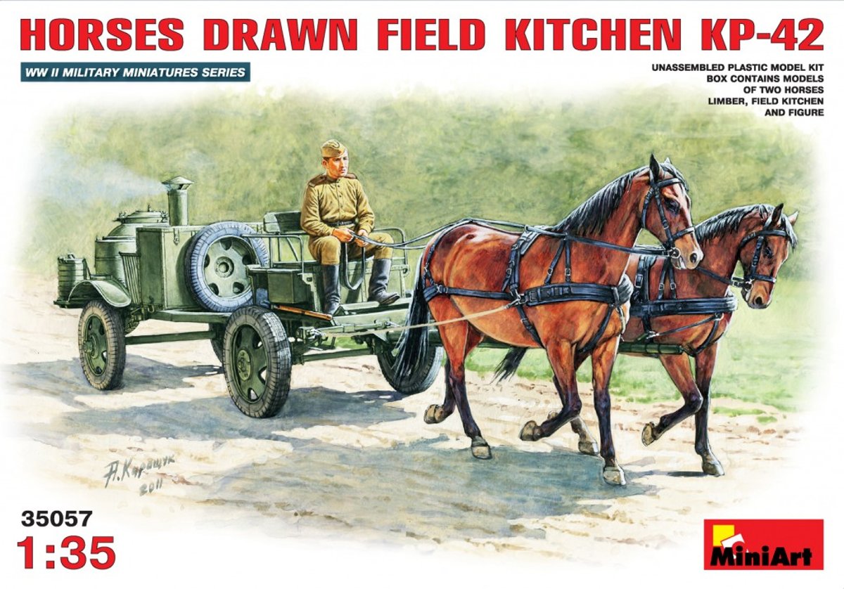 Miniart - Horses Drawn Field Kitchen Kp-42 (Min35057)