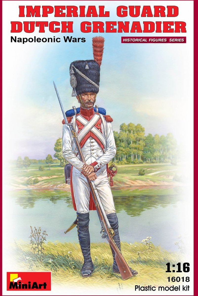 Miniart - Imperial Dutch Grenadier. Napoleonic Wars. (Min16018)