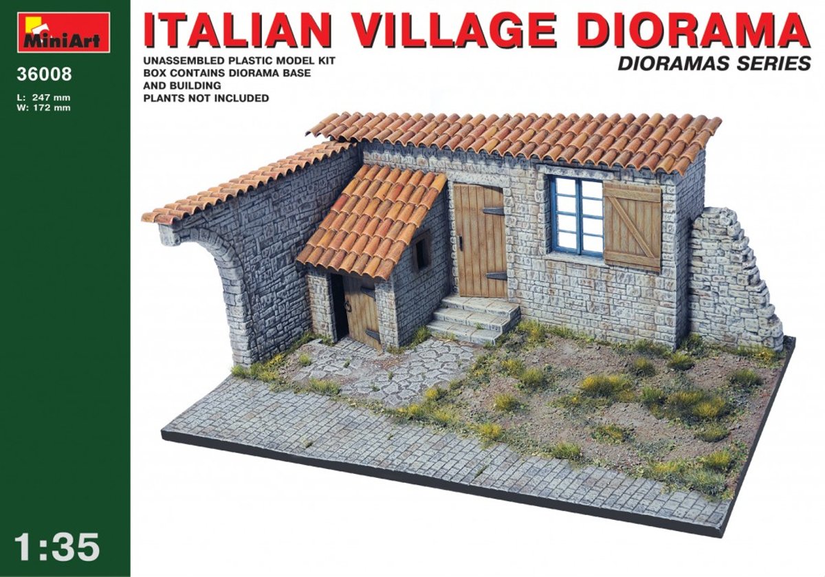 Miniart - Italian Village Diorama (Min36008)