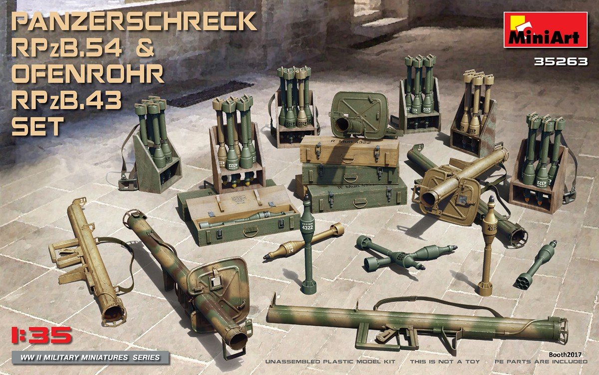 Miniart - Panzerschreck Rpzb.54 & Ofenrohr Rpzb.43 Set (Min35263)