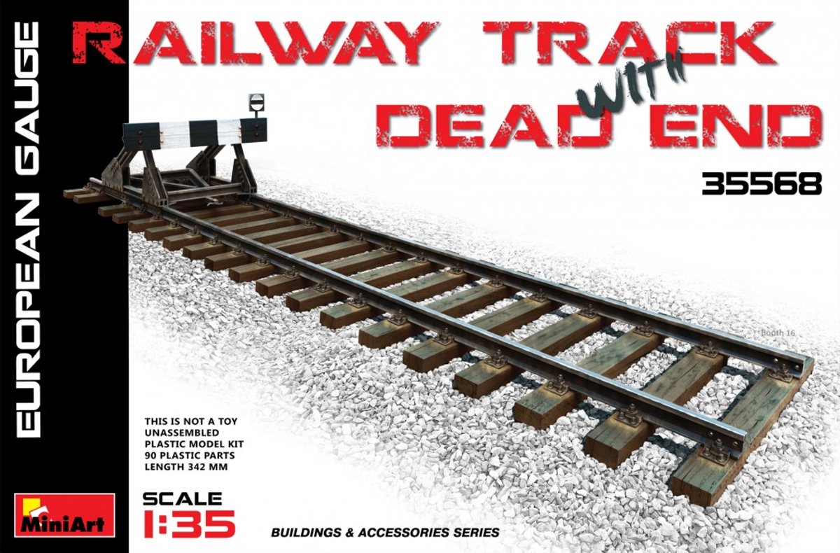 Miniart - Railway Track & Dead End European Gauge (Min35568)