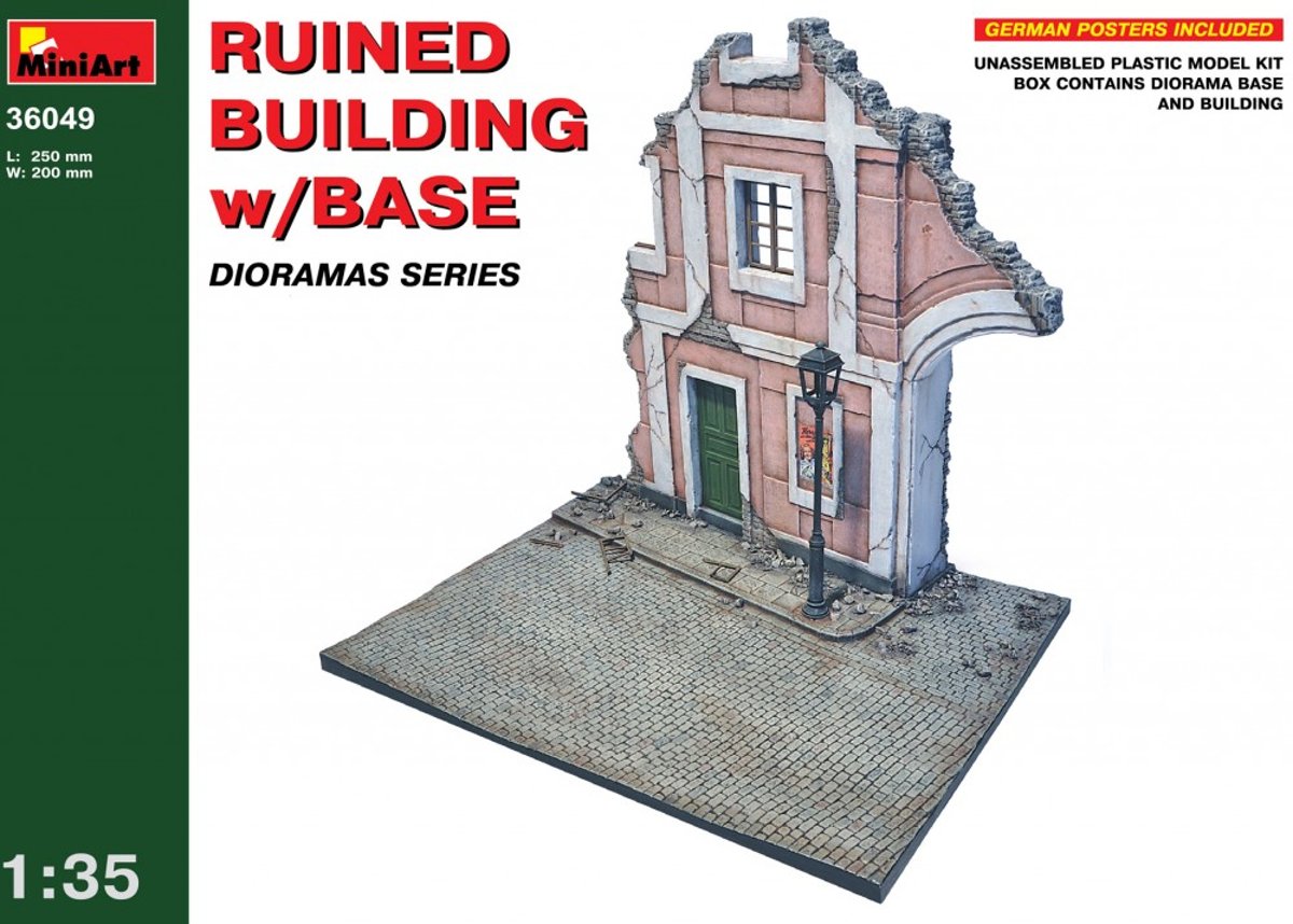 Miniart - Ruined Building W/base (Min36049)