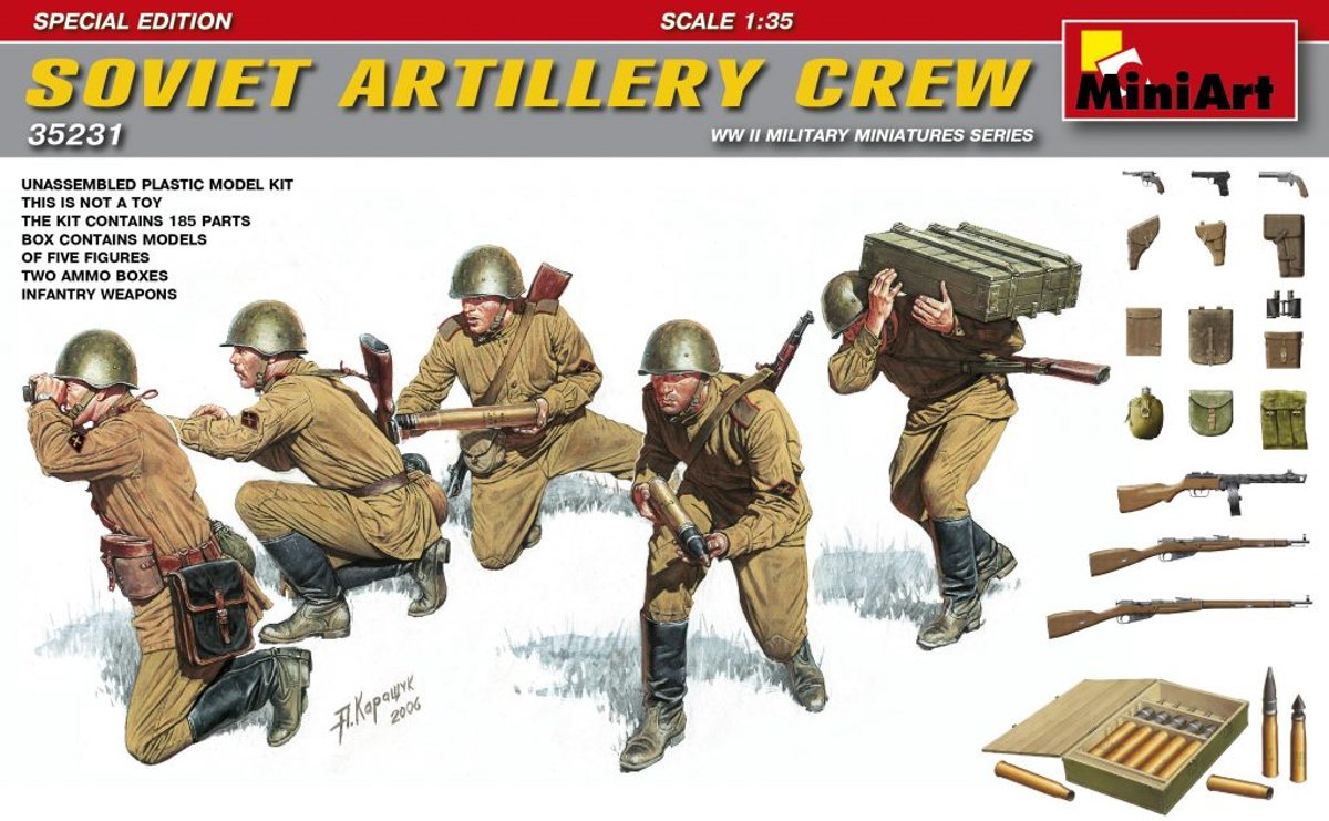 Miniart - Soviet Artillery Crew. S.e. (Min35231)