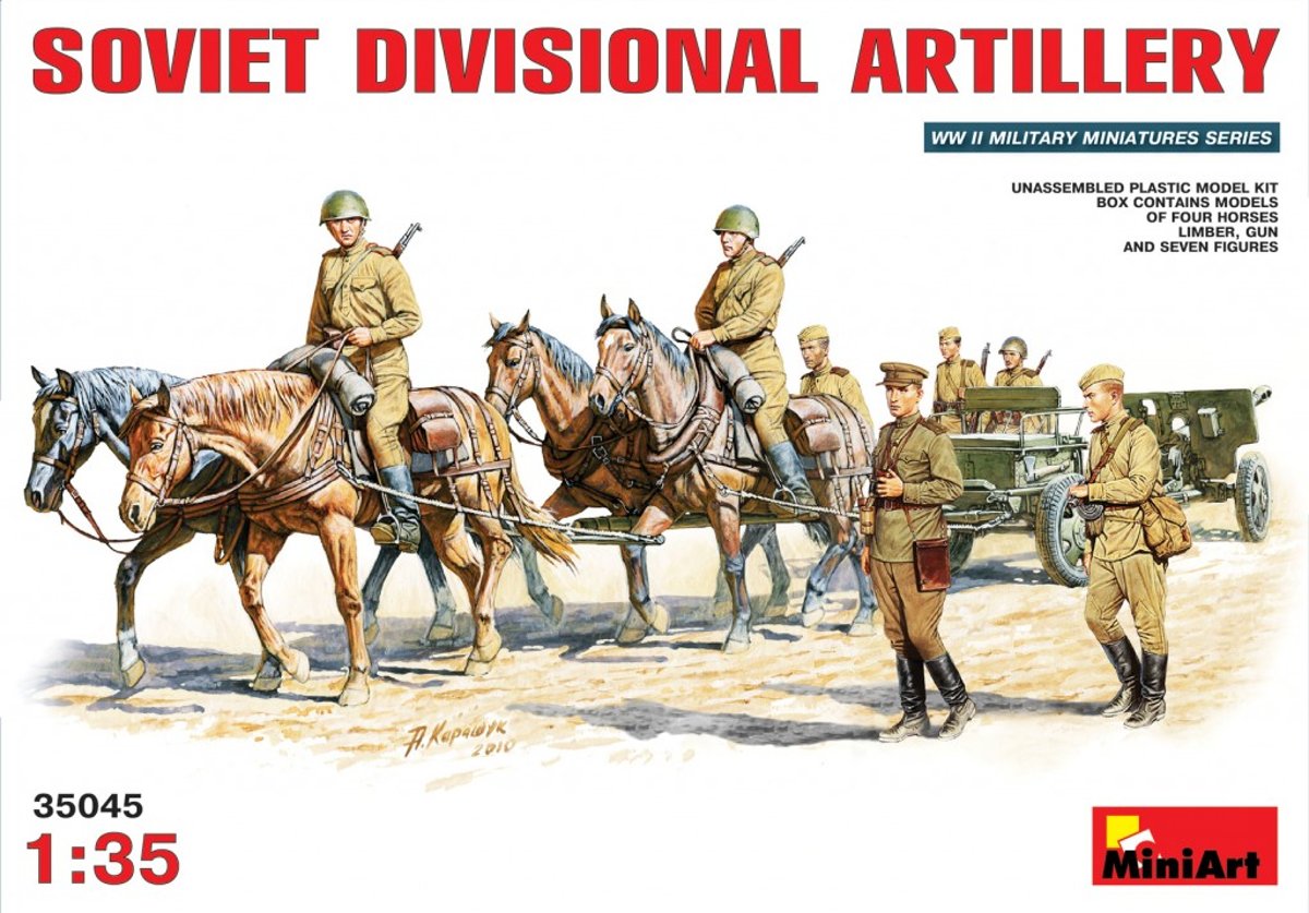 Miniart - Soviet  Divisional Artillery (Min35045)