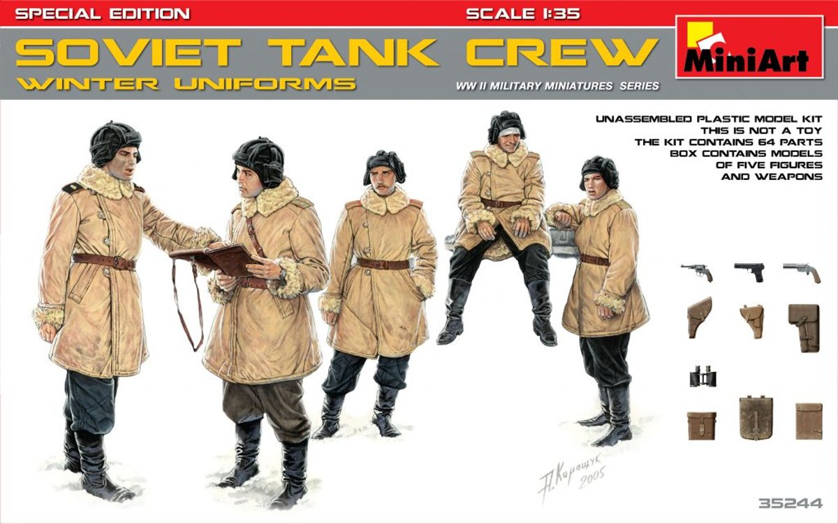 Miniart - Soviet Tank Crew Winter Uniforms. S.e. (Min35244)