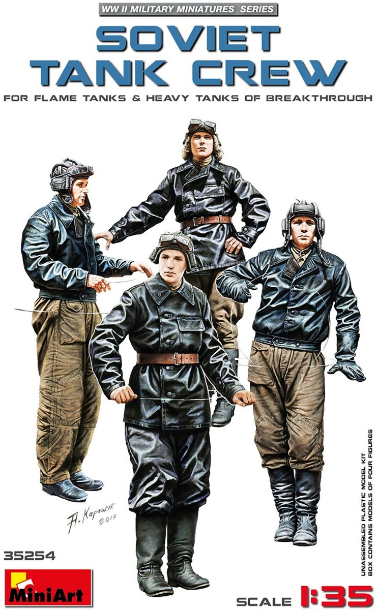 Miniart - Soviet Tankcrew For Flame & Heavytank (Min35254)