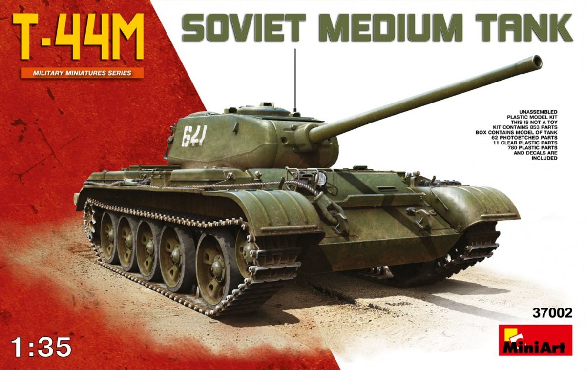 Miniart - T-44 M Soviet Medium Tank (Min37002)