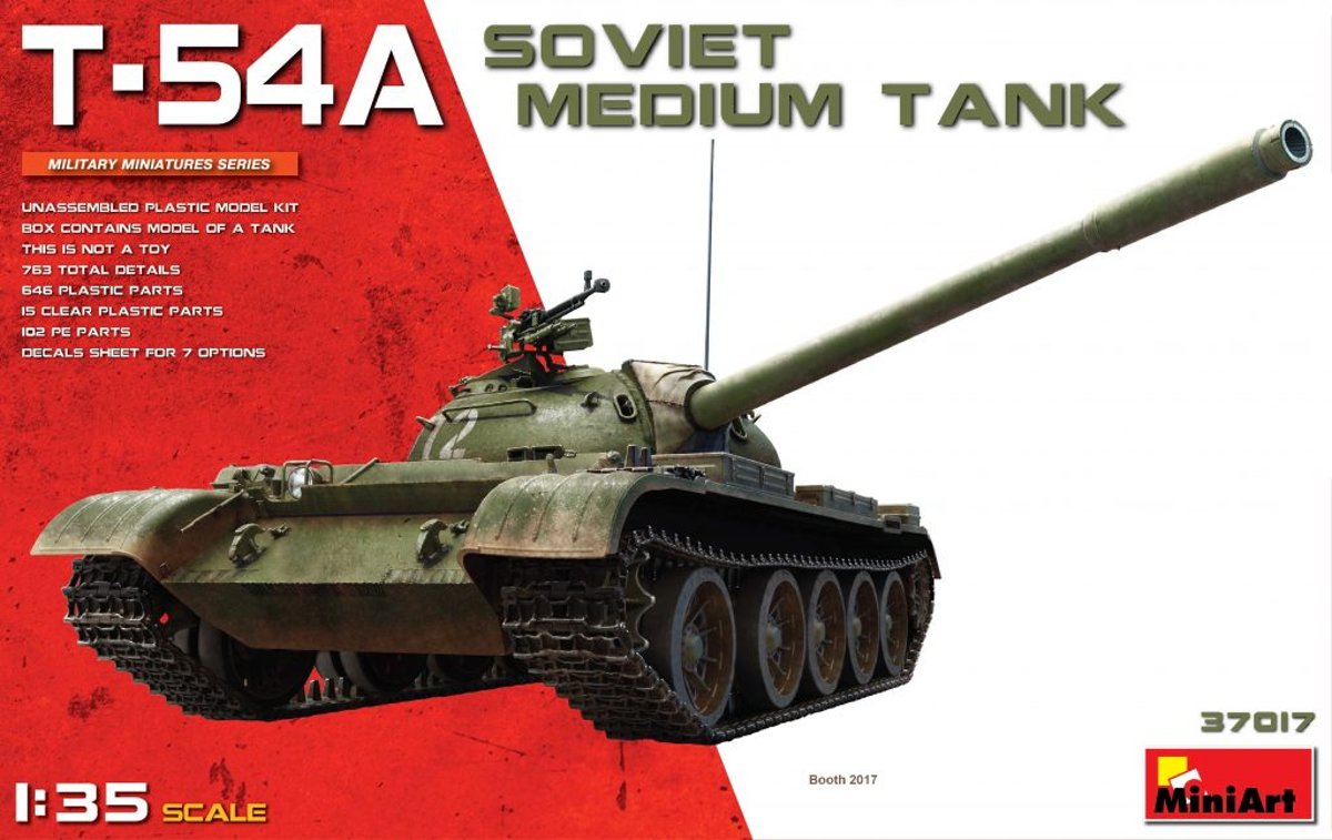 Miniart - T-54a  Soviet Medium Tank (Min37017)