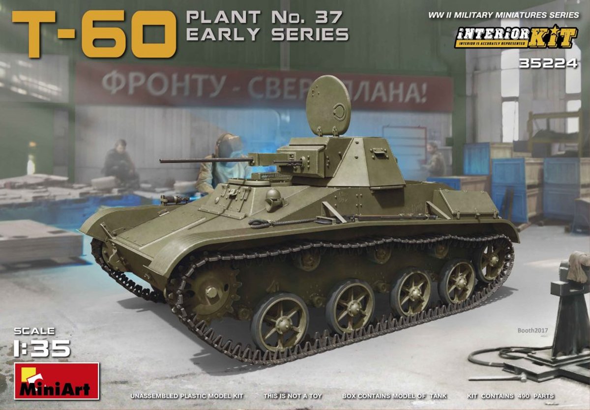 Miniart - T-60 Plant No.37 Early Series. Interior Kit (Min35224)