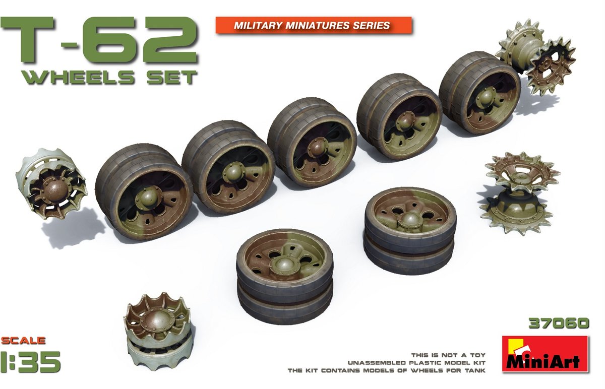 Miniart - T-62 Wheels Set (Min37060)