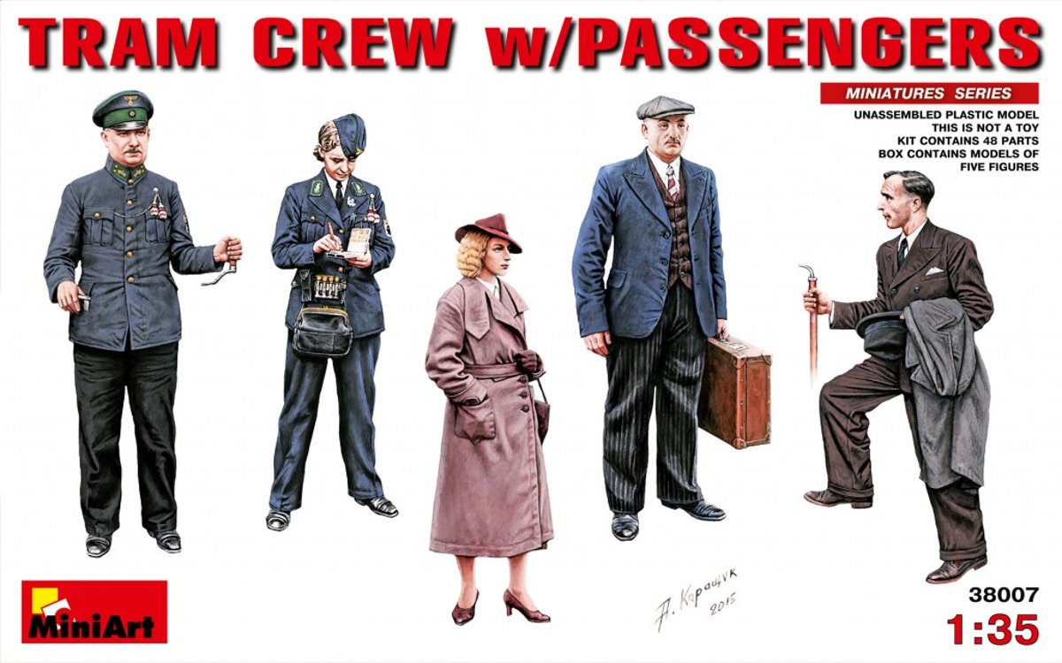 Miniart - Tram Crew With Passengers (Min38007)