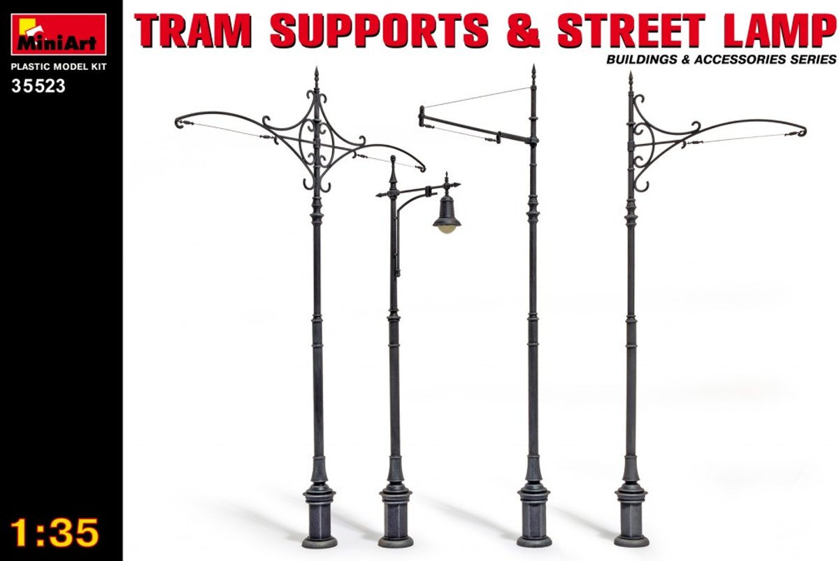 Miniart - Tram Supports And Street Lamps (Min35523)