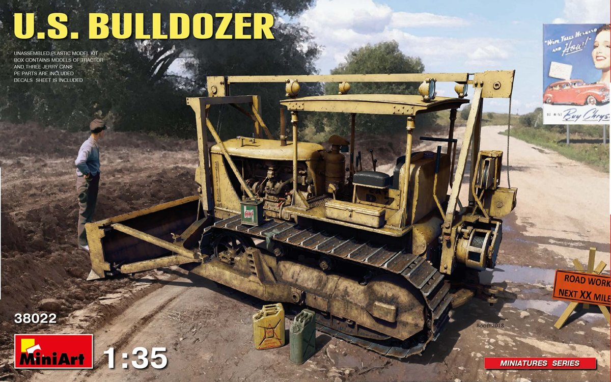 Miniart - U.s. Bulldozer 1:35