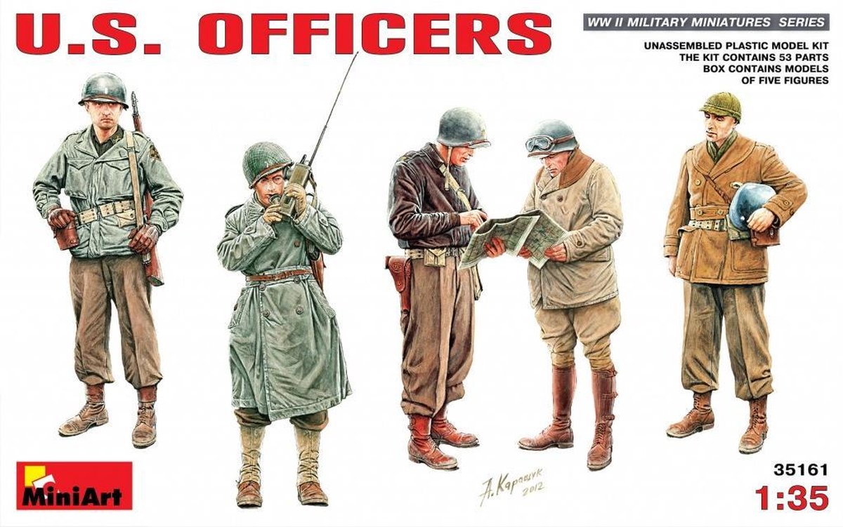 Miniart - U.s.officers (Min35161)