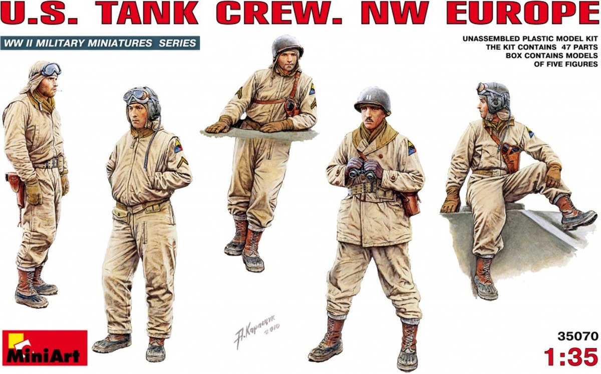 Miniart - Us Tank Crew ( Nw Europe ) (Min35070)