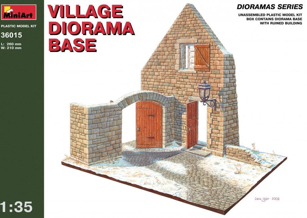 Miniart - Village Diorama Base (Min36015)