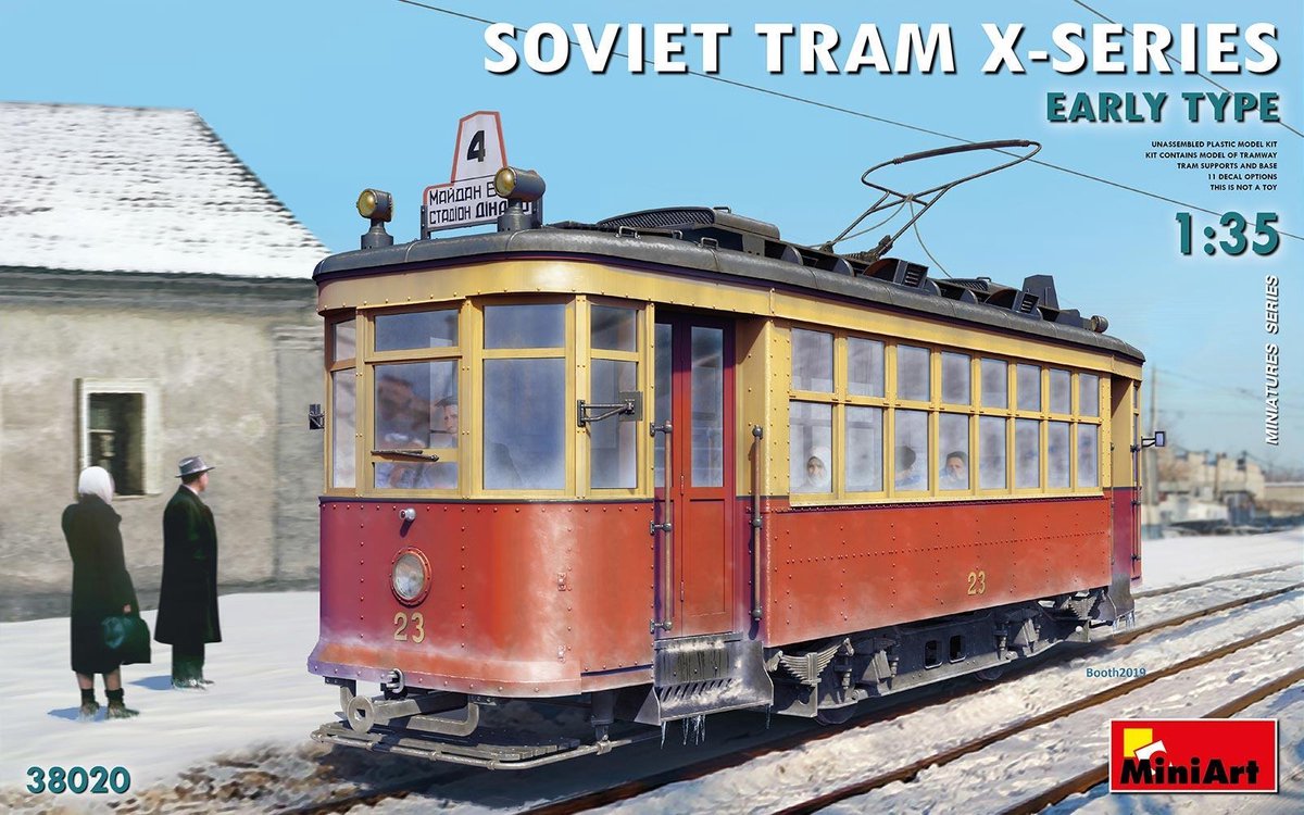 SOVIET TRAM X -SERIES EARLY TYPE