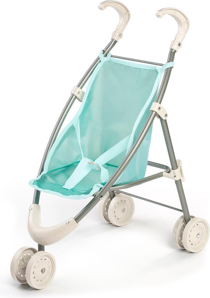 ML Poppen: POPPENBUGGY 52cm, opvouwbaar, aluminium en waterdicht textiel, 3+