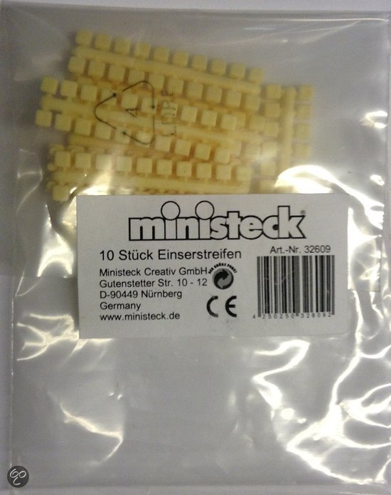 Ministeck 10 x 1 Kleurstrips - beige