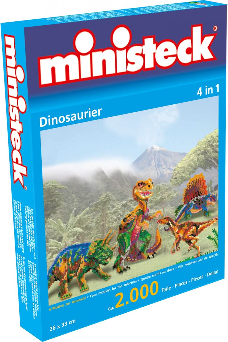 Ministeck Dinosaurussen 4 in 1