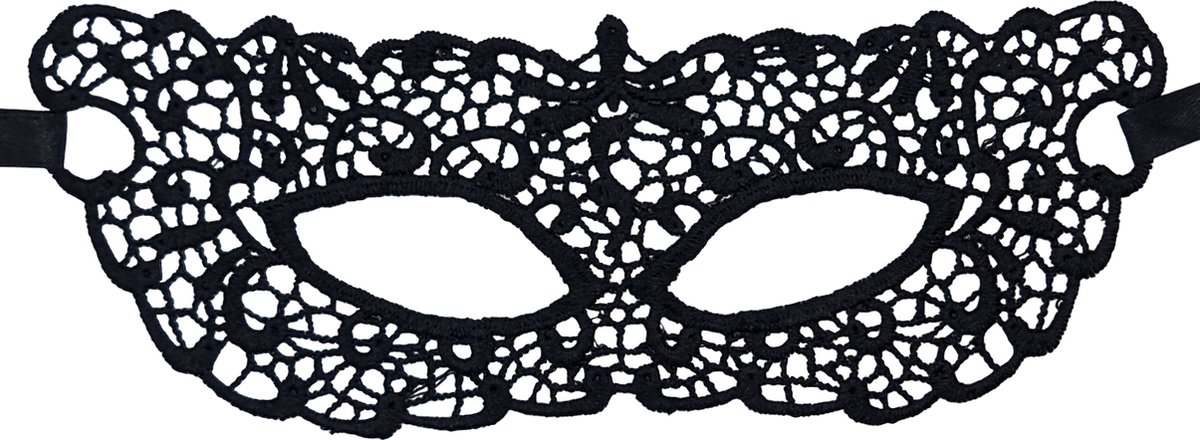 Miresa - Kanten Venetiaans Masker - Burlesque Themafeest - Webcam - MM026