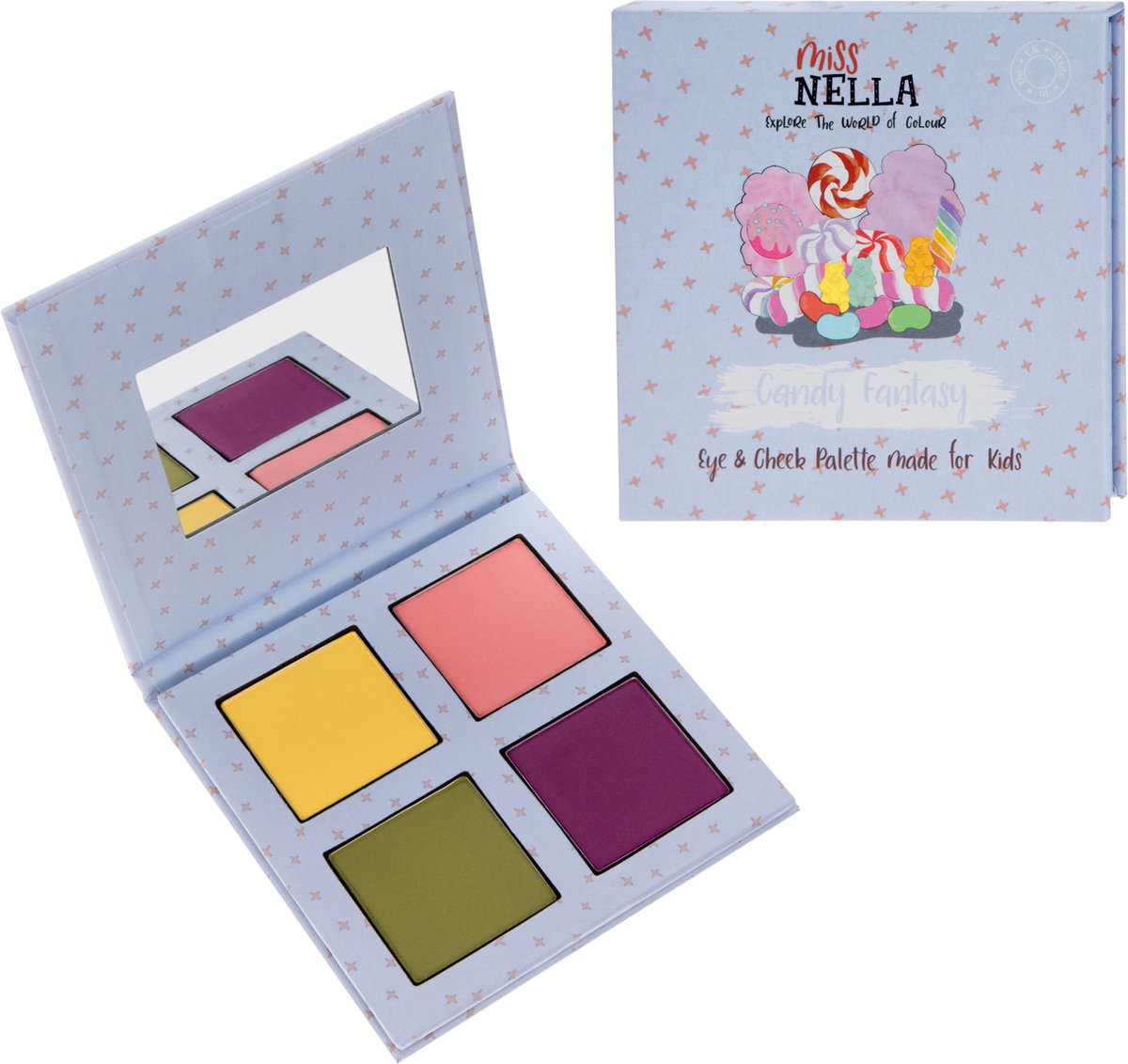 Miss Nella Candy Fantasy kinder Eye & Cheek Palette