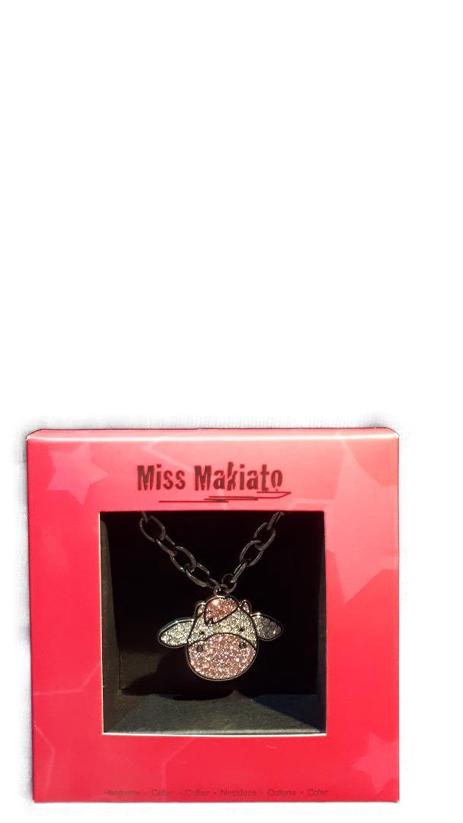 Miss Makiato - Ketting - Bling Bling - Meisjes - Lengte Ketting 48 cm - makkelijk in te korten