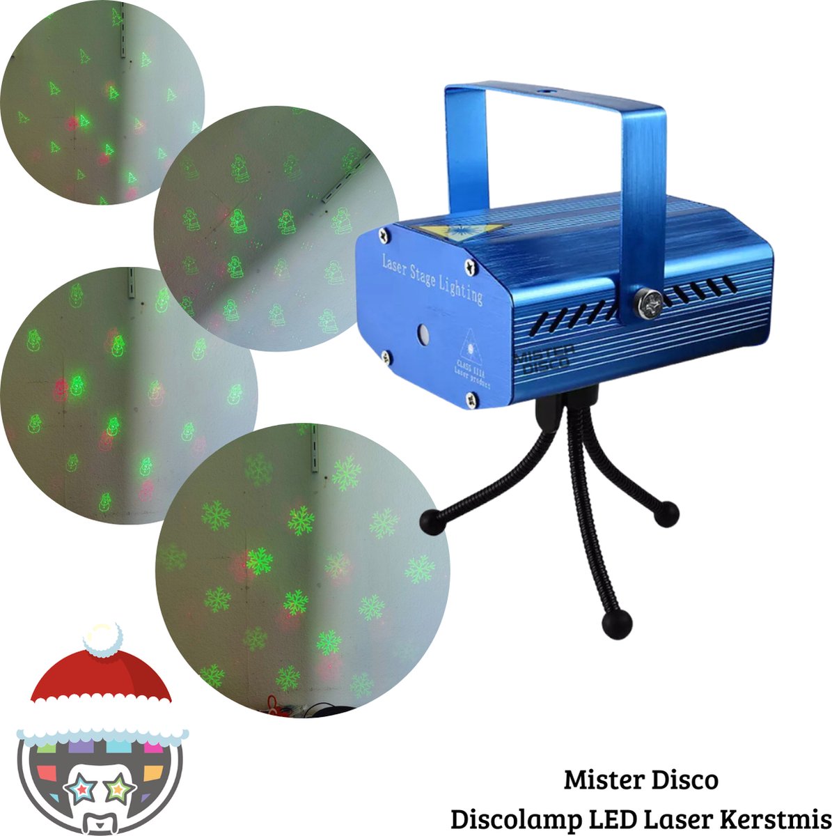 Discolamp LED Laser Kerstmis - Kerstverlichting - Kerstlaser